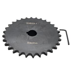 #50 Roller Chain Sprocket Type B 1 inch Bore 30 Tooth, Hardened Antirust 1045 Steel Drive Sprockets 50B30-1 in Kuwait