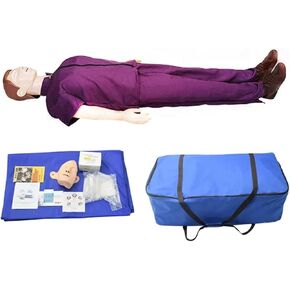 مانيكينز الإنعاش القلبي الرئوي، عارضة أزياء احترافية للتدريب على الإسعافات الأولية، مجموعة تدريب الدمية للإنعاش القلبي الرئوي، محاكي تدريب الإسعافات الأولية لكامل الجسم، للتعليم والتدريب - مانيكان رعاية المرضى من البولي فينيل كلورايد in Kuwait