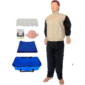 محاكاة الإنعاش القلبي الرئوي لكامل الجسم للبالغين، نموذج طبي للتدريب على الإسعافات الأولية، للتعليم والتدريس in Kuwait