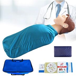 Half Body Resuscitation Simulator CPR Training Manikin,Resuscitation Manikins,Full Body CPR First Aid Training Manikin,for Teaching Training Hospital Educational School,wholebody (),Halfbody in Saudi Arabia