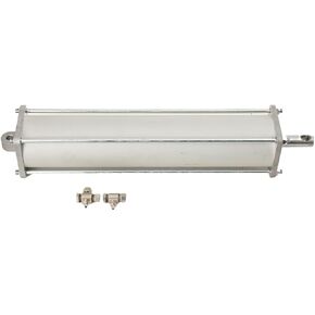 Tire Changer Machine Table Top Air Cylinder 420X80X88mm, Aluminum Alloy Pneumatic Air Cylinder with Connector Accessories(PT1/8, Stroke: 370mm) in Kuwait