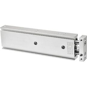 Heschen Dual Aluminum Air Cylinder CXSM 20-150 Guide Rod Plate Double Rod Guided Pneumatic Slide Bearing Cushioned 20mm Bore 150mm Stroke Double Acting in Kuwait