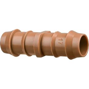 Jayee 50 Pack Drip Irrigation Barbed Coupling Fittings (17mm) for 1/2" Drip Hose(0.600"ID), Sprinkler Tubing Connector for Drip System in Kuwait