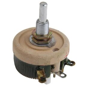 BC1-25W مقياس الجهد الخزفي السلكي، 25 وات مقاوم ريوستات قابل للتعديل، مقاوم متغير عالي الطاقة مع قلب سيراميك (1R) in Kuwait