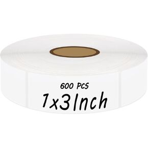 600Pcs Blank Removable Freezer Labels,1x3In Date Label Stickers,No Residue Food Storage Containers Labels,for Food Containers Pantry Organization in Kuwait