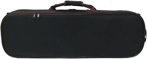 حقيبة كمان كاملة الحجم 4/4، حقيبة حمل محمولة خفيفة الوزن، مع بطانة قطيفة، أشرطة كتف، مضادة للخدش، شكل مستطيل احترافي، للكمان (أسود) in Kuwait