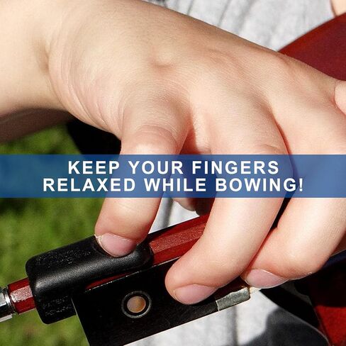 PinkyHold for Violin and Viola Bows, Bowing Aid for the Pinky, Fits on All Sizes of Violin and Viola Bows in Kuwait