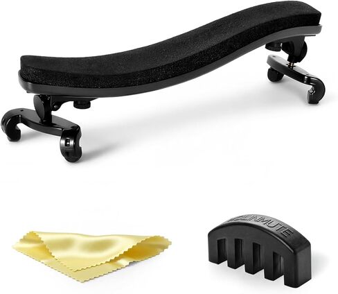 Ergonomic Violin Shoulder Rest for Students & Beginners – Lightweight Adjustable Fit for 4/4 & 3/4 Violins – Soft EVA Padding, Secure Silicone Feet in Kuwait