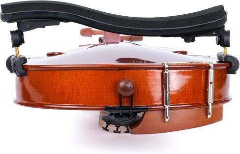 Professional Violin Shoulder Rest, Black, for 4/4-3/4 Size Violins, Adjustable Height and Angle in Kuwait