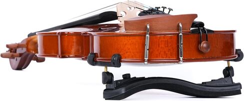 Professional Violin Shoulder Rest, Black, for 4/4-3/4 Size Violins, Adjustable Height and Angle in Kuwait