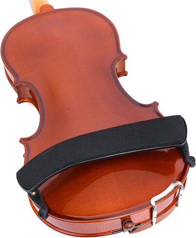 Professional Violin Shoulder Rest, Black, for 4/4-3/4 Size Violins, Adjustable Height and Angle in Kuwait