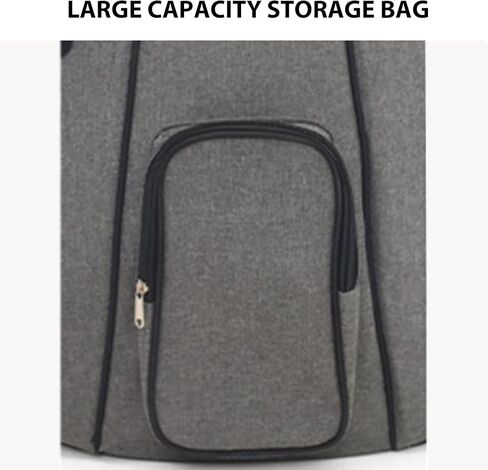 Cello Case 4/4 Full Size Thickened Bag with Wheels, Cello Gig Bag with Handle & Adjustable Back Straps, Travel Gig Bag with Multiple Pockets for 4/4 Full Size Cello and Accessory in Saudi Arabia