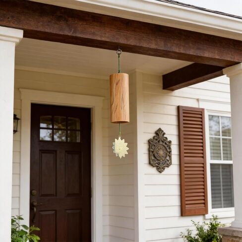 Handmade Bamboo Meditation Wind Chime/Superbly pleasant to the ear/Instantly calms the mind/Perfect for Christmas/Birthdays/Mother's Day/Housewarming/The Gift of Breathable Peace in Kuwait