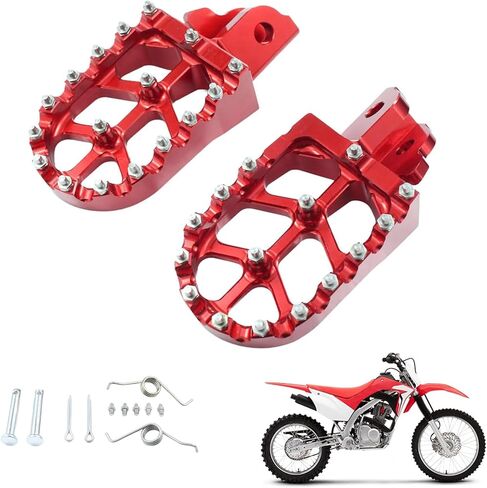 Motorcycle CNC Foot Pegs Foot Pedals Rests Footpegs For CRF110F CRF 110 F CRF110 2013-2024 CRF125F CRF 125 F CRF125 125F 2014-2024 Dirt Pit Bike in Kuwait