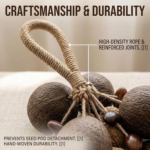 Sound Healing Instrument Handmade Nut Shell Rattle Natural Seed Pod Chime Hand Percussion Gifts Deep Relaxation for ASMR Yoga Meditation in Saudi Arabia