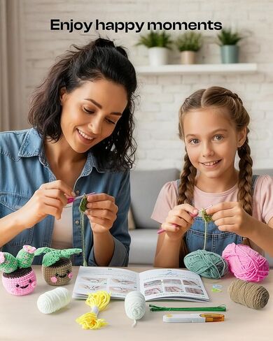 Caydo Aluminum Craft Wire and Acrylic Yarn Skeins, for Beginner for DIY Handicraft Making, 8x25g Yarn & 2 Roll 5M x 3 mm Wire in Saudi Arabia