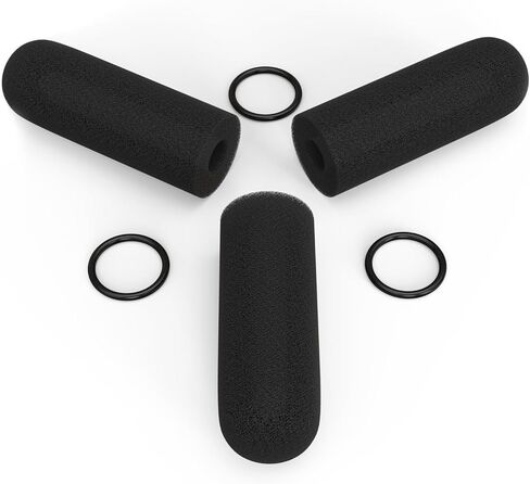 غطاء ميكروفون لغطاء ميكروفون David Clark M7A، M-4 / M-7 / H10 / H20 /DC PRO-X2 / PRO-2 / DC ONE-X ENC واقي مرشح بديل لميكروفون الطيران، 3 عبوات in Kuwait