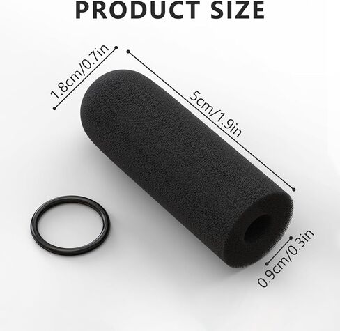 غطاء ميكروفون لغطاء ميكروفون David Clark M7A، M-4 / M-7 / H10 / H20 /DC PRO-X2 / PRO-2 / DC ONE-X ENC واقي مرشح بديل لميكروفون الطيران، 3 عبوات in Kuwait