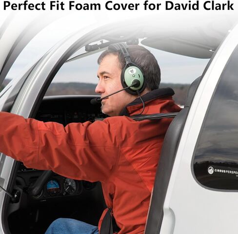 غطاء ميكروفون لغطاء ميكروفون David Clark M7A، M-4 / M-7 / H10 / H20 /DC PRO-X2 / PRO-2 / DC ONE-X ENC واقي مرشح بديل لميكروفون الطيران، 3 عبوات in Kuwait