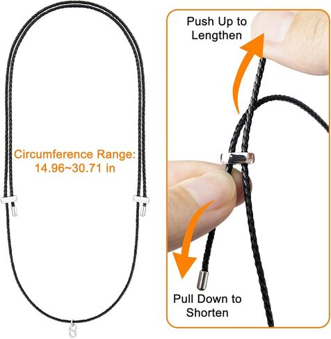 SOULWIT Neck Strap for Plaud NotePin AI Voice Recorder, Adjustable Genuine Leather Lanyard Accessory with Secure Alloy Hook in Kuwait