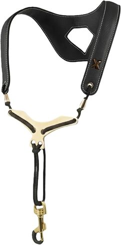Miwayer Saxophone Neck Strap, Double Shoulder Harness for Alto Tenor Soprano Baritone Sax & Clarinet, Eliminates Neck Pain in Kuwait