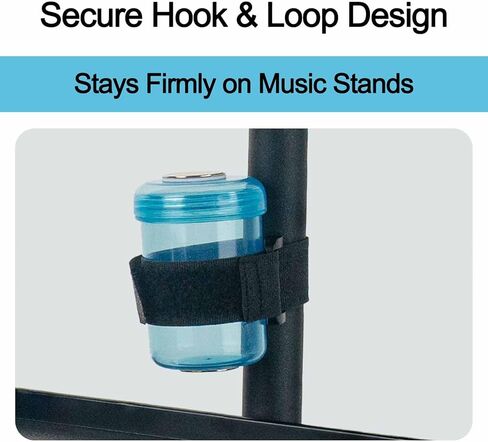 Bassoon Reed & Oboe Reed Soaker Cup with Hook & Loop Bracket - Reed Wetting/Water/Humidifier Cup for Oboe and Bassoon | Essential Oboe and Bassoon Accessories in Kuwait