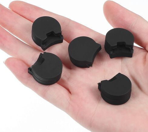 5Pcs Clarinet Thumb Rest Cushion, Soft Silicone Thumb Protector for Clarinet & Oboe, Fits Most Clarinets Accessories, Black in Saudi Arabia