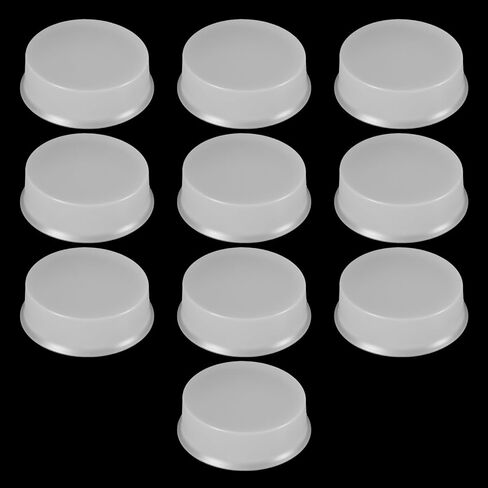 10 PCS Silicone Flute Plugs, White Flutes Plugs for Open Hole Flutes 7Mm Silicone Flute Key Plug Soft Key Cover for Most Instrument Repairing Accessories in Saudi Arabia