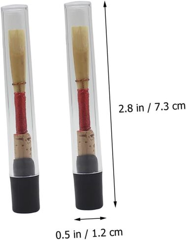 Upgrade Your Oboe 2pcs Soft Oboe Reeds Natural Material Easy to Clean Maintain in Saudi Arabia