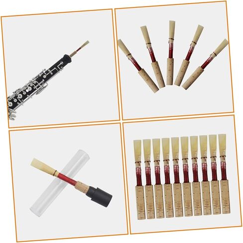 Upgrade Your Oboe 2pcs Soft Oboe Reeds Natural Material Easy to Clean Maintain in Saudi Arabia