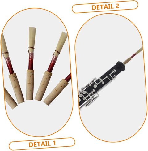 Upgrade Your Oboe 2pcs Soft Oboe Reeds Natural Material Easy to Clean Maintain in Saudi Arabia