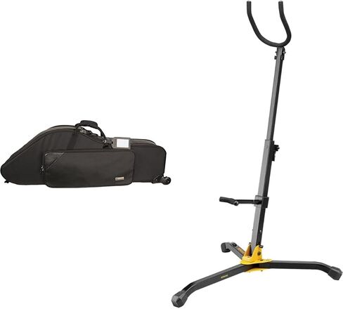 Pro Tec Protec Baritone Sax Gig Bag Bundle with Hercules Baritone Sax Stand in Saudi Arabia