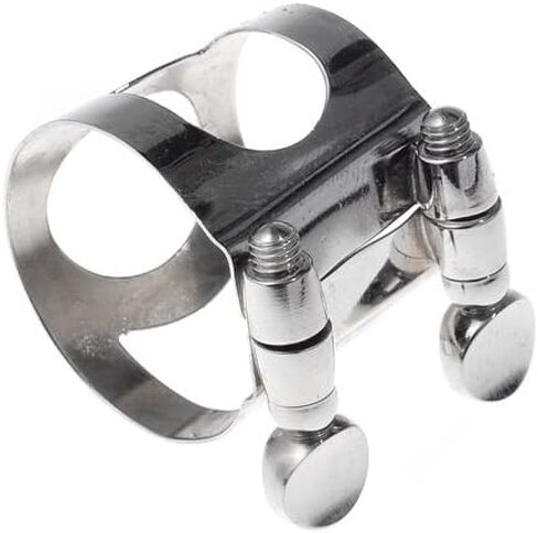 Sax Parts Soprano Saxophone Ligatures Nickel metal good quality sax accessories in Saudi Arabia