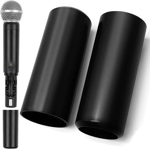 قطعتان من غطاء البطارية البديل لميكروفون Shure BLX288/PG58، SM58، Beta58A اللاسلكي، ملاءمة دقيقة، سهلة التركيب لإصلاح غطاء جهاز إرسال الميكروفون المكسور (BLX288/PG58، SM58، Beta58A) in Saudi Arabia