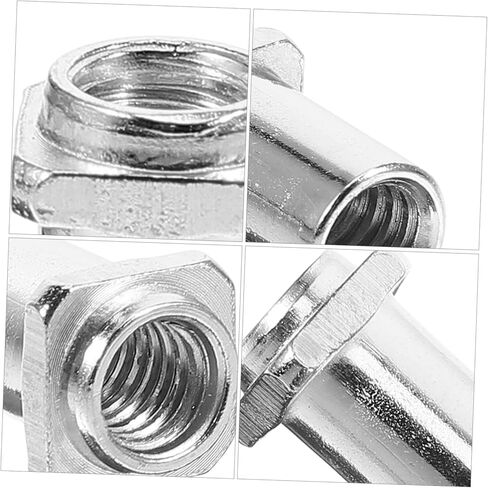 SUPVOX 20Pcs 6Mm Drum Swivel Nut Replacement for Tom Lug Floor Drum Spare Parts Metal Hardware Accessories for Snare and Marching Drums in Saudi Arabia