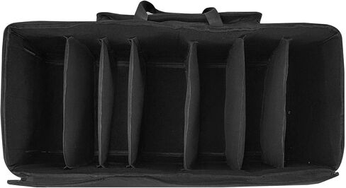 VEVOR Electronic Drum Kit Bag, 600D, Padded Drum Bag with Wheels, Large 36.2 x 16.5 x 16.1 in Interior, Lightweight Travel Case with Detachable Dividers, Multiple Pockets, for Electric Drums, Black in Kuwait