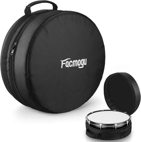 Facmogu 14"x5.5"/14"x6.5" Snare Drum Case, Thick Foam Padded Drums Bag w/Heavy-Duty 610D Oxford, Reinforced Handle, Lightweight Travel Case, Drums Case Drum Head Storage Bag for Snare Cymbal Storage in Saudi Arabia