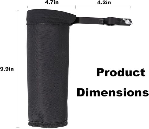 Drum stick Holder, Nylon Drum Sticks Bag, Drumstick Container Bag, Clamp-On Lockable Aluminium Alloy Drumstick Holder for Drum Set, Electric Drum Set,Up to 5 Pairs of Sticks in Kuwait