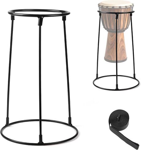 Homar Djembe حامل محمول خفيف الوزن من الفولاذ الكربوني إطار دعم لـ 8.5 "-12" طبل بونغو أفريقي حامل طبل قرع in Kuwait