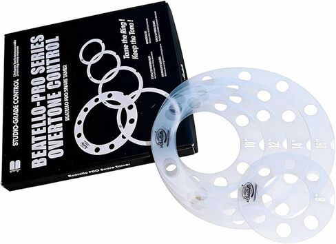 مجموعة حلقات ترطيب الطبل مكونة من 5 قطع، حلقات تحكم في النغمات العامة مقاس 8-16 بوصة توم/سنير، تقلل من الرنين وتعزز الدفء، 7 ألوان (أسود) in Kuwait