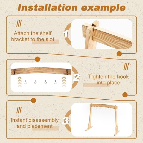 14" Gong Stand Wood Wind Chimes Stand with Base for 1 Gong or 4 Chimes, Portable Multipurpose Easy Assembly, about 25 x 24 x 12 Inches, for Sound Healing, Meditation, Yoga in Saudi Arabia