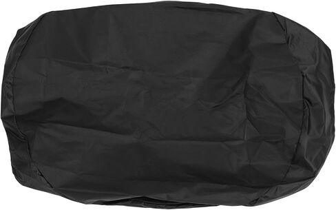 420 Oxford Cloth 55 Gallon Drum Cover, All Season Dust impervious proof water Cover Rain Proof Windproof Frost Protection, Drawstring Hem Black Outdoor Protector in Saudi Arabia