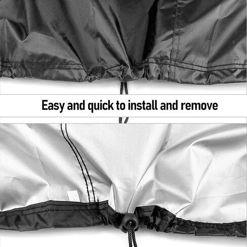 420 Oxford Cloth 55 Gallon Drum Cover, All Season Dust impervious proof water Cover Rain Proof Windproof Frost Protection, Drawstring Hem Black Outdoor Protector in Saudi Arabia