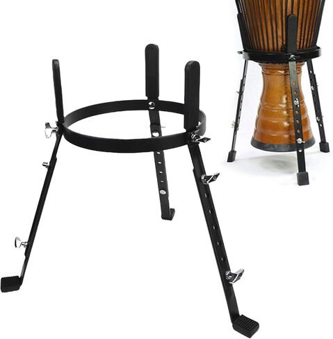 aqxreight Conga Stand Color Iron Height Non Slip Conga Basket Stand for Performance Longevity and Robust StandAdjustable StandConga HolderConga RackConga Percussion BasketConga in Saudi Arabia