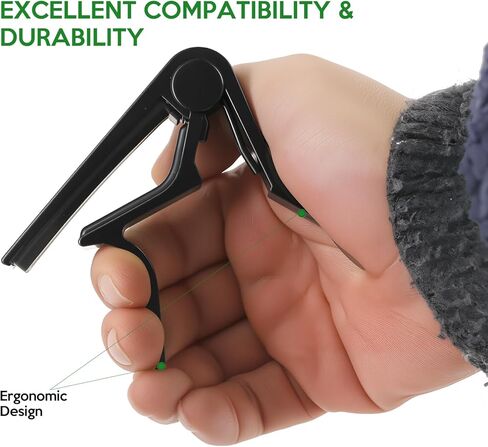 Guitar Capo for Acoustic 6 String, Premium Capo for Electric Guitar, Ukulele Capos, Classical Clip Kapo Clamp in Saudi Arabia