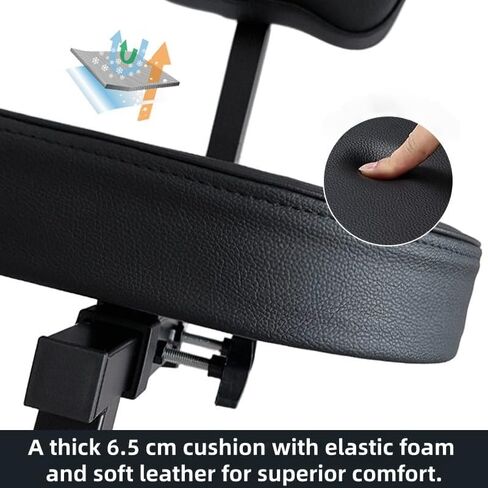 مقعد جيتار BlissKiss قابل للتعديل مع دعم خلفي - عرش موسيقي محترف مع شماعة أدوات، تصميم قابل للطي للمسرح والاستوديو، نطاق ارتفاع 33.9 بوصة - 42.1 بوصة، أسود in Kuwait