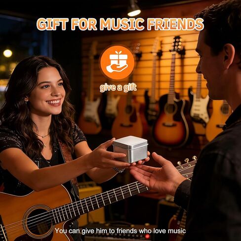 Guitar Slide Set – 2-Piece Glass & Stainless Steel Slide for Guitar & Bass, Medium Tone Bar, Smooth Sustain and Clear Slide Sound in Kuwait