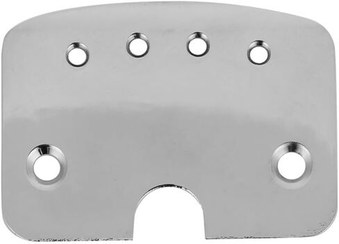 Tailpiece 56.9mm,4-String Guitar Neck Plate for Guitar Bass Musical Instrument Performance Accessory,Silver Pre-Drilled Replacement Part with Screws in Kuwait