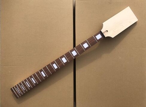 Unfinished Paddle head Maple Bass guitar neck 22 Fret Rosewood fingerboard for replacement DIY (22 Fret) in Saudi Arabia