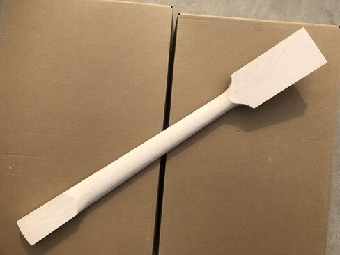 Unfinished Paddle head Maple Bass guitar neck 22 Fret Rosewood fingerboard for replacement DIY (22 Fret) in Saudi Arabia